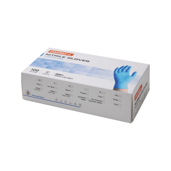 Blue Nitrile Medical Grade Gloves 5mil