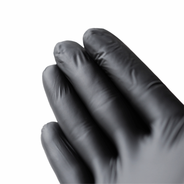 Black Vinyl Gloves - Image 4